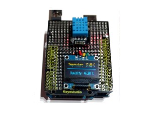 A074 - Weather Station Shield - Temperature & Humidity Sensor with OLED Display