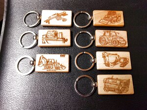 L050-Farm Tool Key Rings