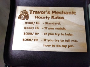 L054-Trevor's Mechanic Rates