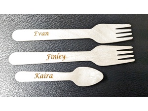 L116- Bamboo Cutlery