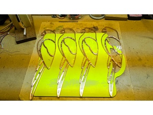 L144-Hanging Acrylic-Copper Bird