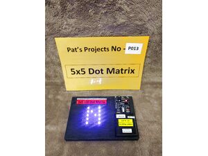 P013 - 5x5 Dot Matrix
