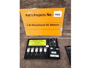 P025 - 5 Bi Directional DC Motors